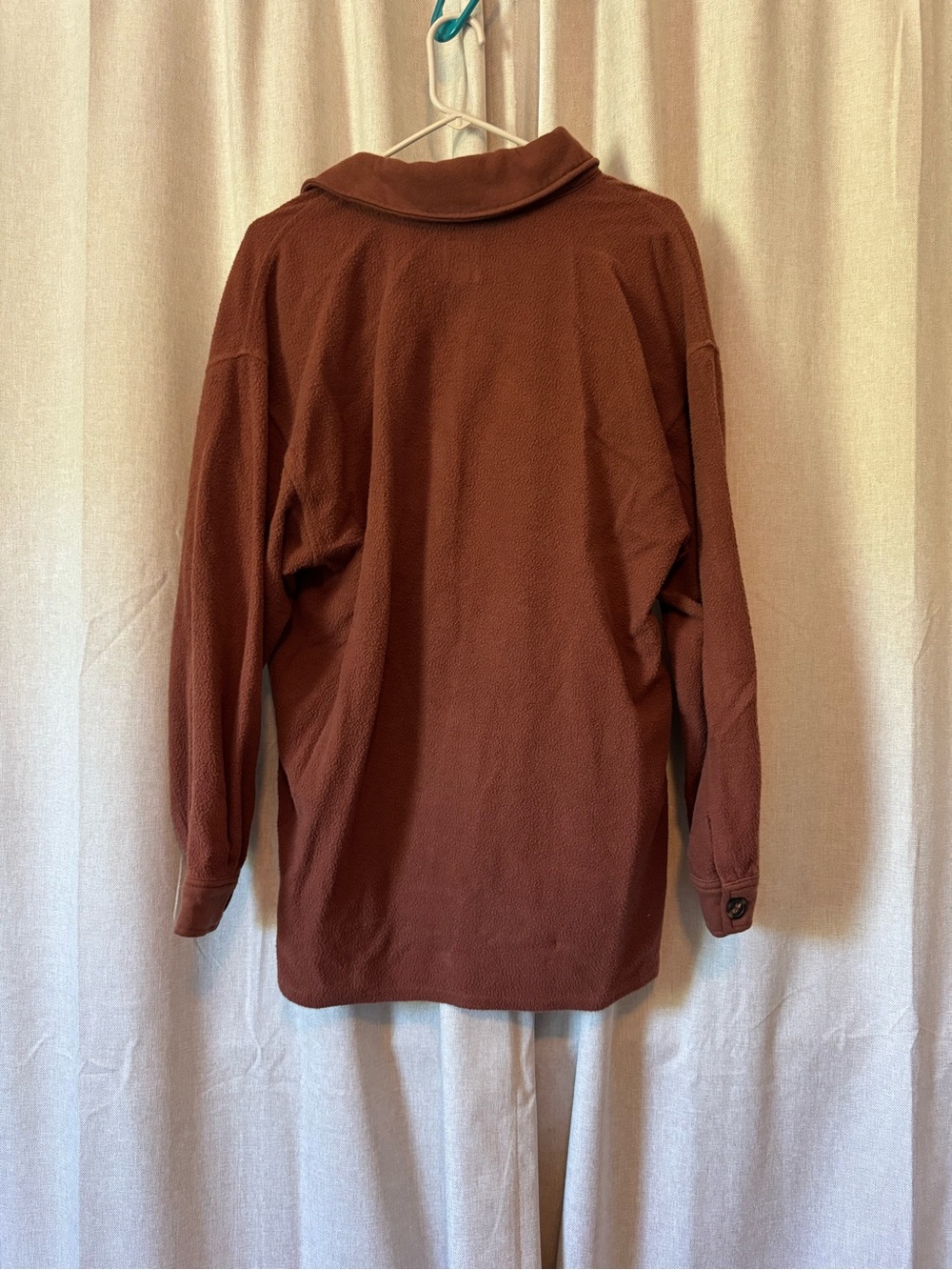 Wild Fable Rust Button-Front Shacket - Picture 2 of 2